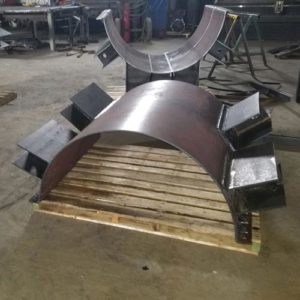 pipe supports steel welding